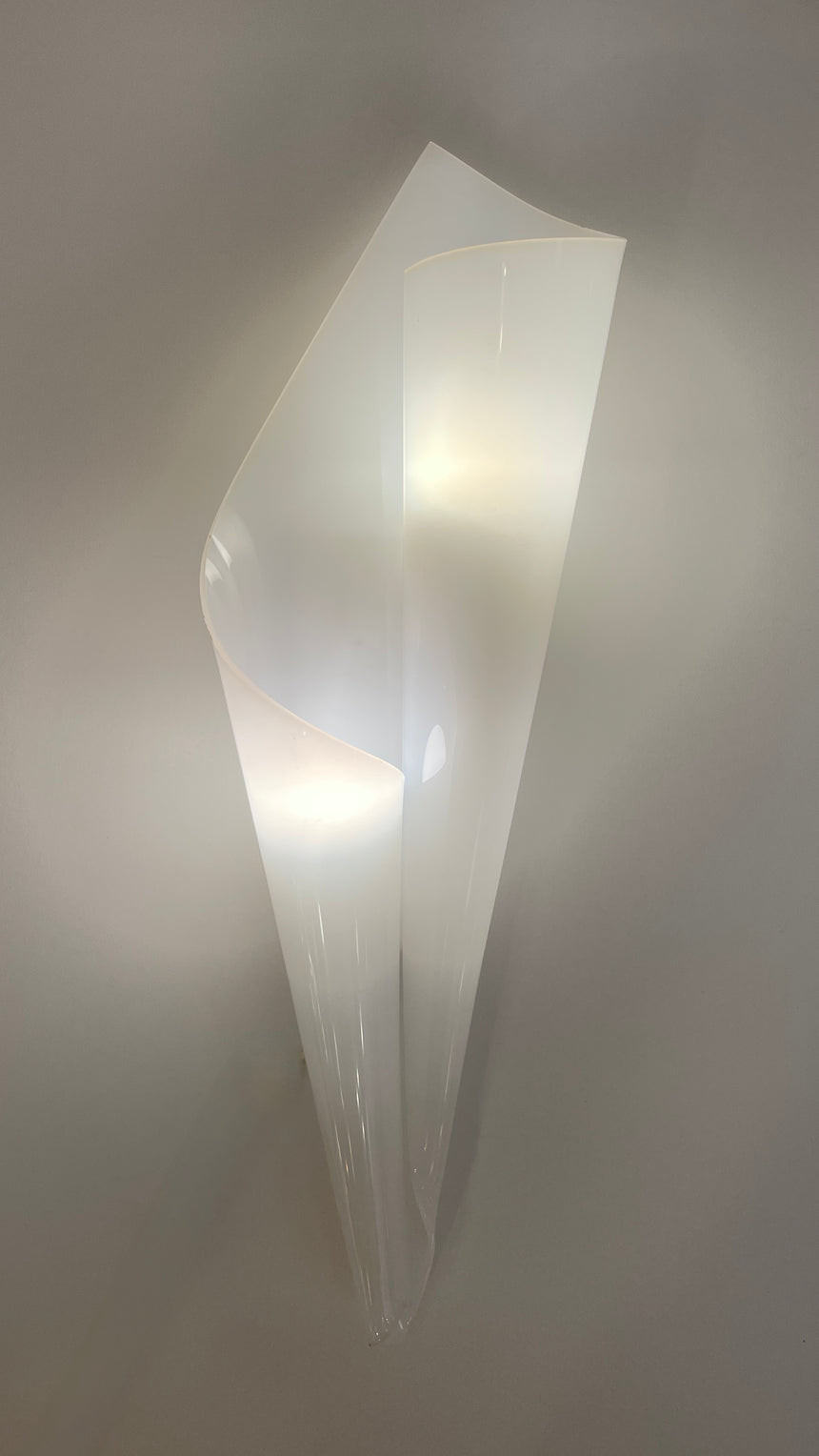 Acrylic Wall Lamps by Hanns Hoffmann Lederer for HL Leuchten from 1950'