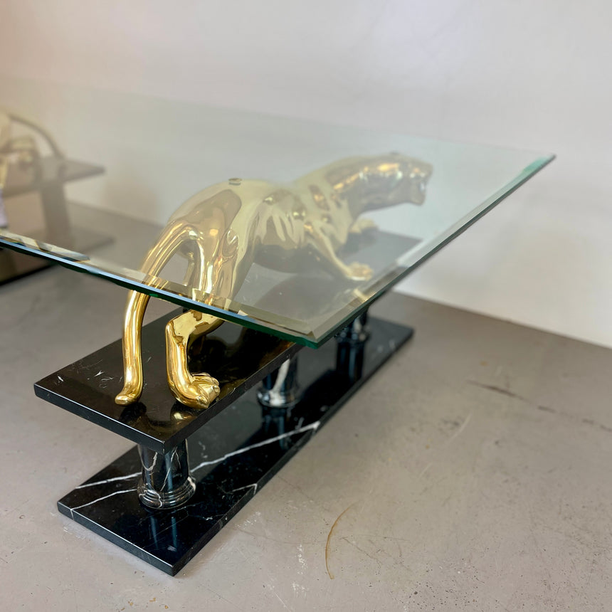 Panther Coffee Table att. to Maison Jansen from 1980'