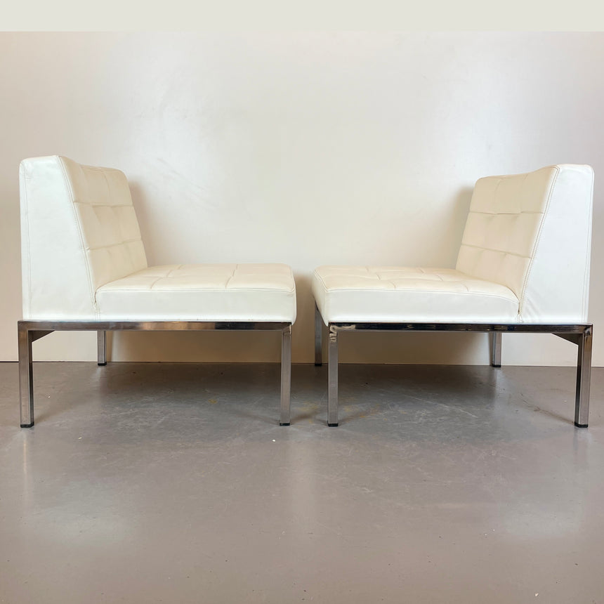 Set of Two Samourai Low Armchair by Joseph-André Motte for Airbone from 1970'