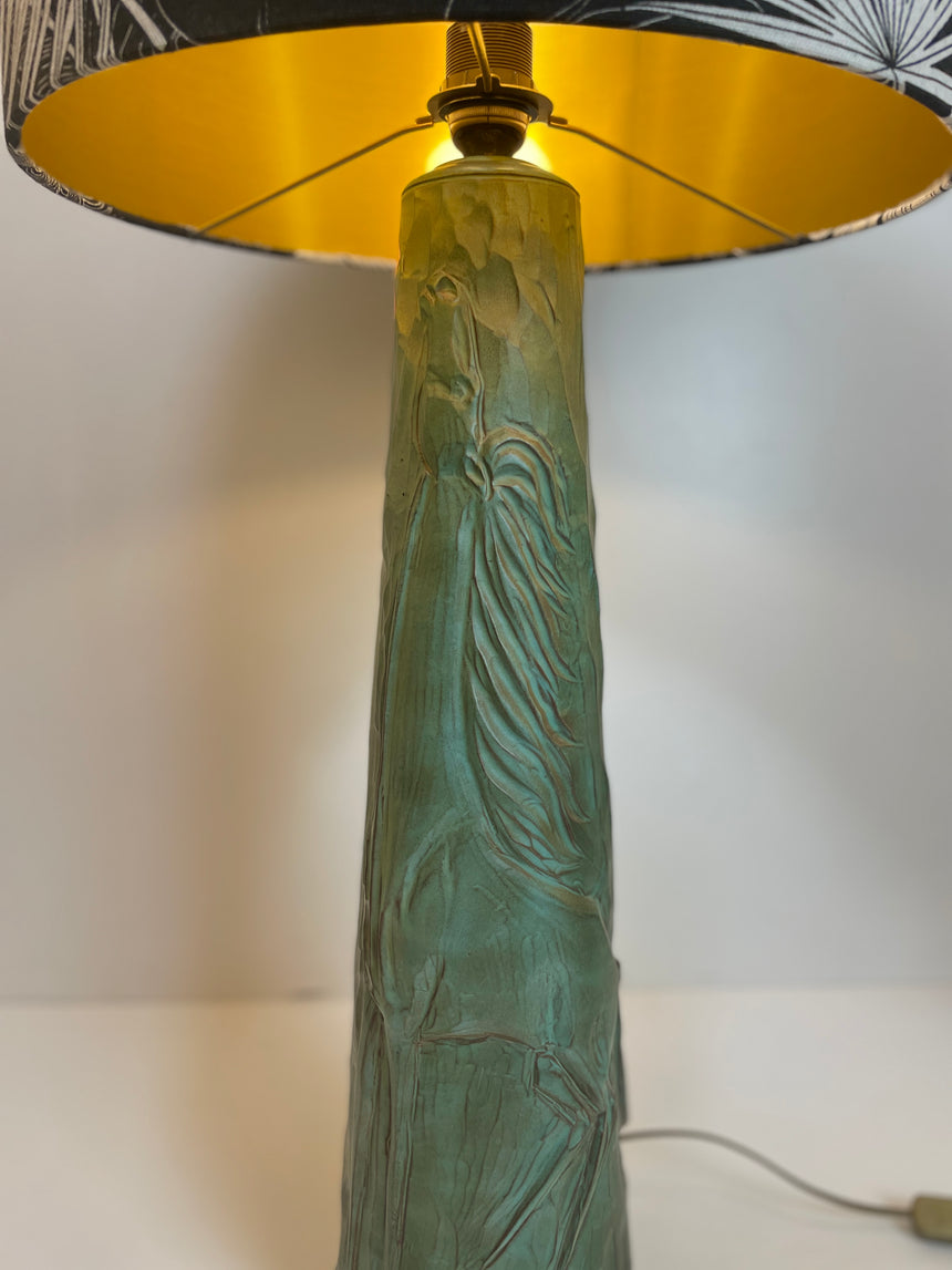 Swiss Ceramic Table Lamp from 1970'