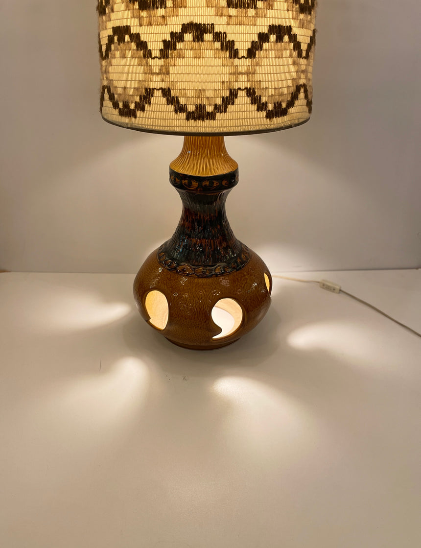 German Ceramic Floor Lamp from 1970'
