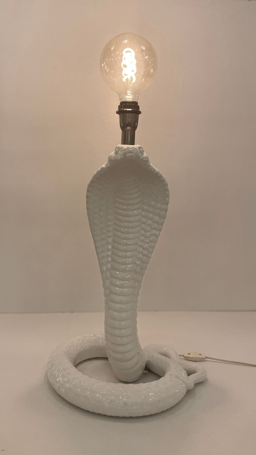 Cobra Table Lamp by B Ceramiche for Tommaso Barbi from 1970'