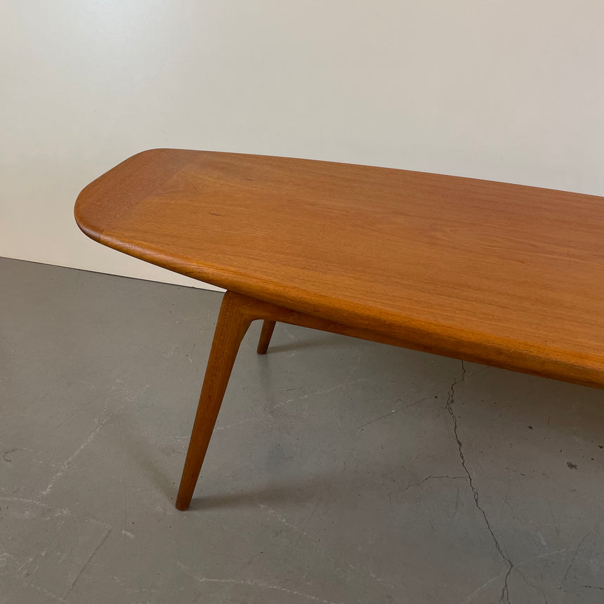 Surfboard Coffee Table by Arne Hovmand-Olsen for Mogens Kold