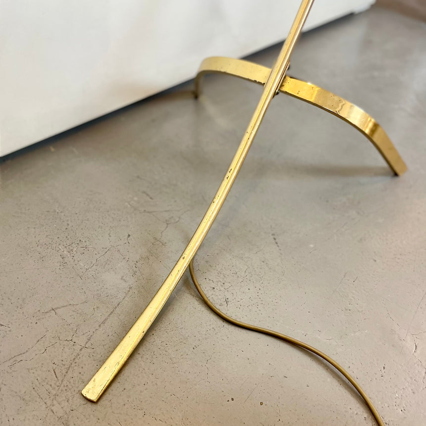 Brass Arc Floor Lamp by J.T. Kalmar for Kalmar from 1950'