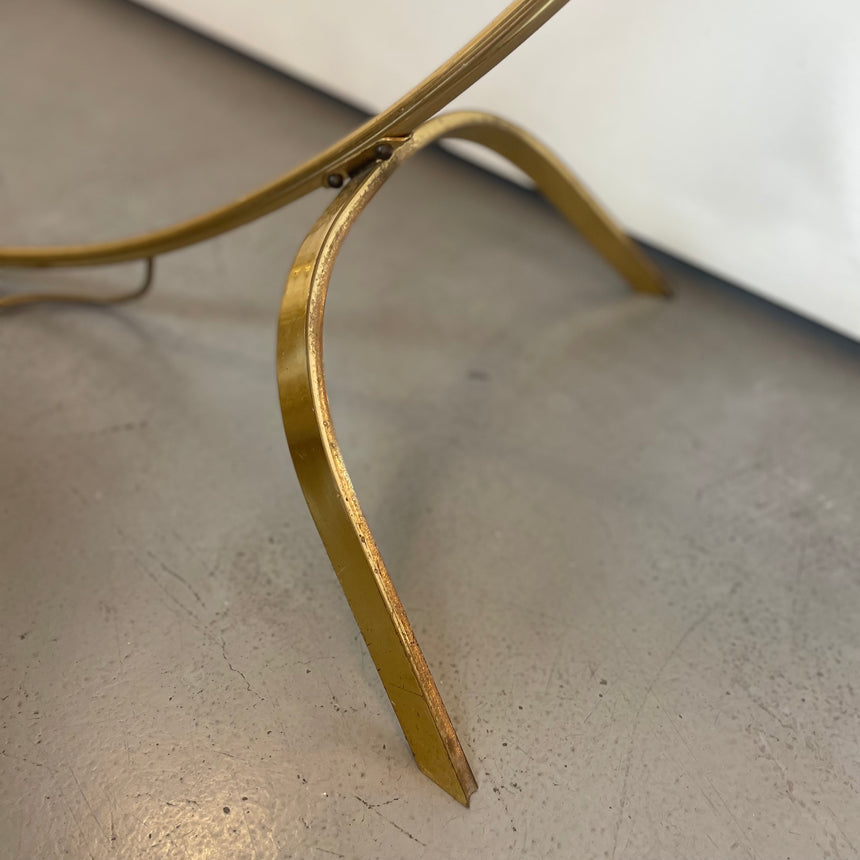 Brass Arc Floor Lamp by J.T. Kalmar for Kalmar from 1950'