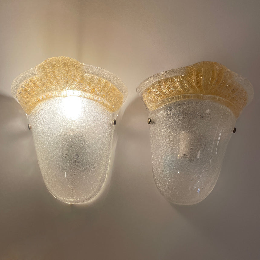 Murano Wall Lamps from 1980'