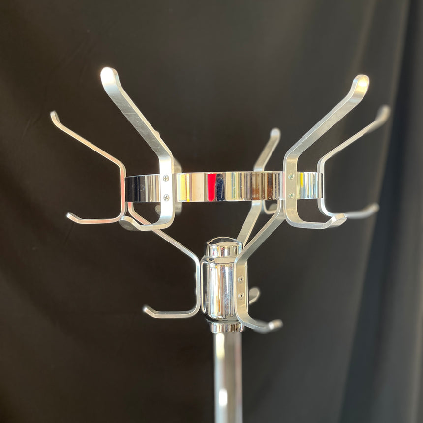 Belgian Chromed Coat Rack from 1950'