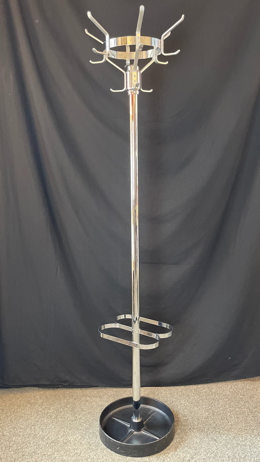 Belgian Chromed Coat Rack from 1950'