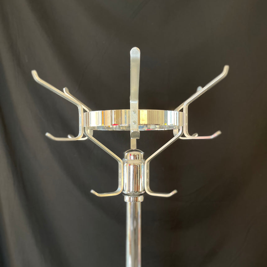 Belgian Chromed Coat Rack from 1950'