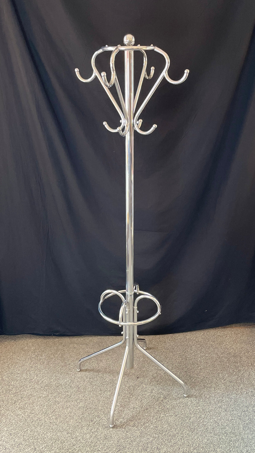 Belgian Chromed Coat Rack from 1950'