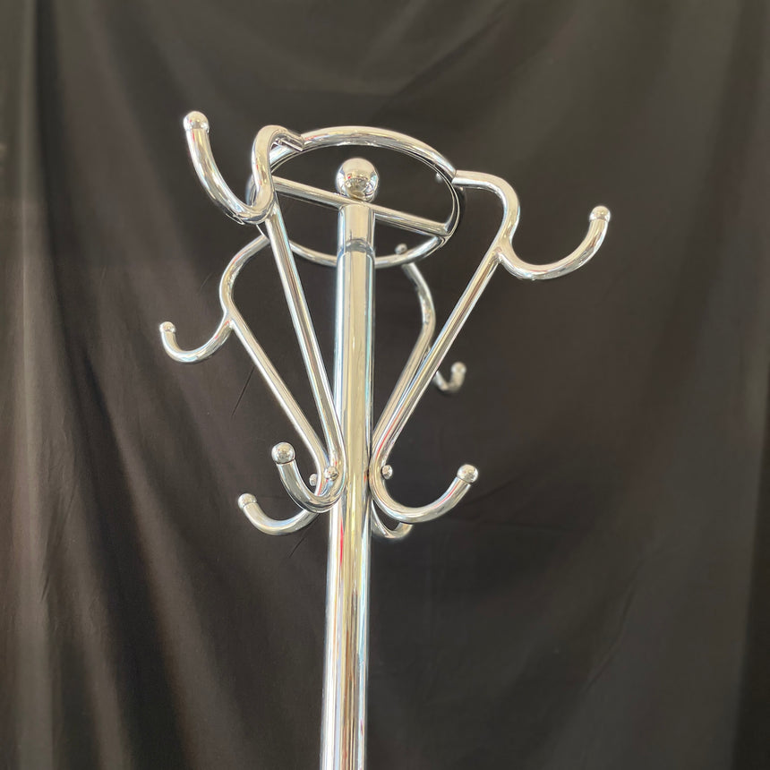 Belgian Chromed Coat Rack from 1950'