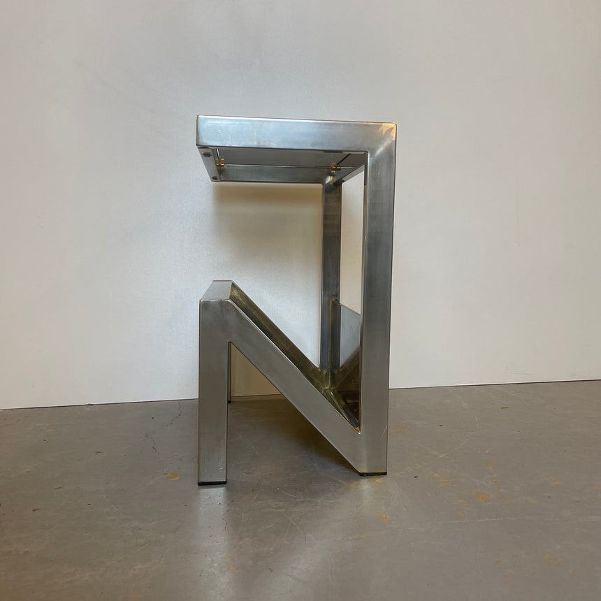Side Table & Magazine Holder by Belgo Chrome from 1970'