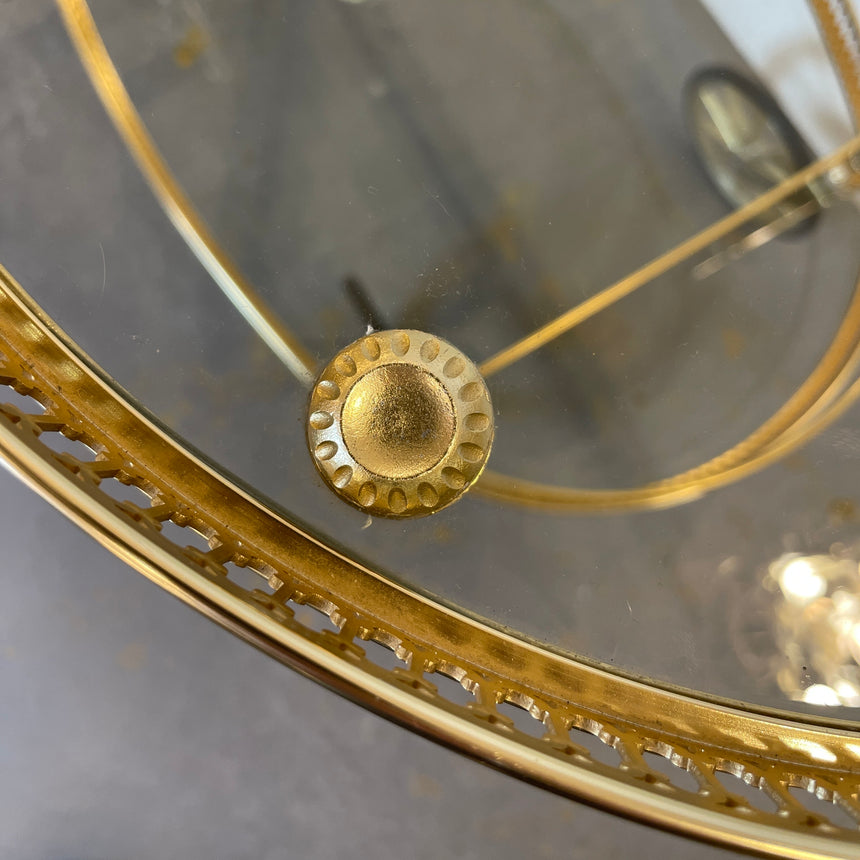 Brass Bar Cart by Umberto Mascagni from 1950'