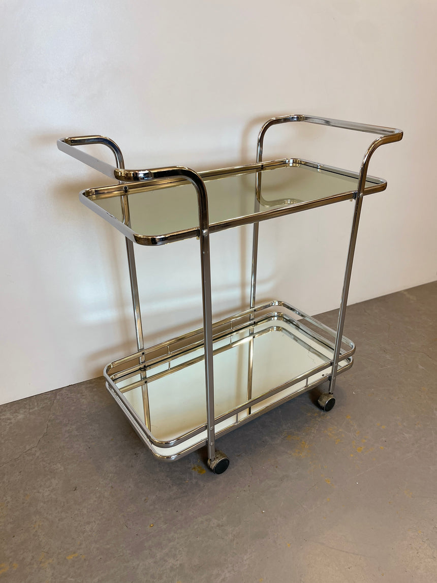 Belgian Chromed Bar Cart from 1970'