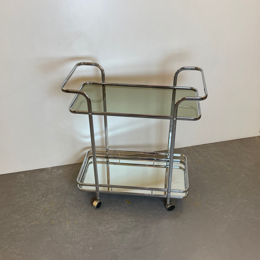 Belgian Chromed Bar Cart from 1970'