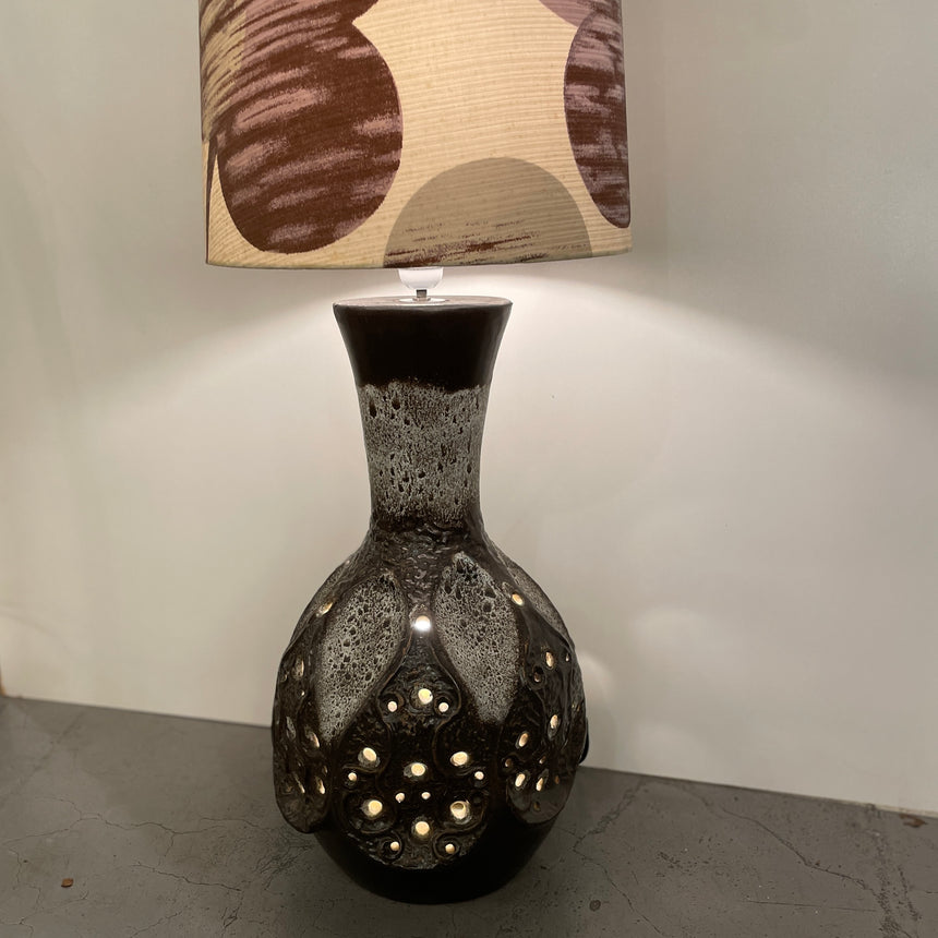 German Ceramic Floor Lamp from 1970'