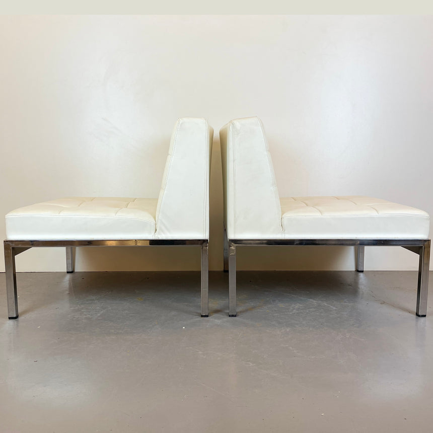 Set of Two Samourai Low Armchair by Joseph-André Motte for Airbone from 1970'