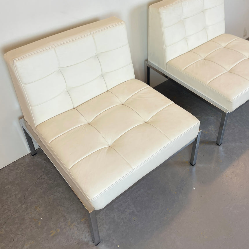 Set of Two Samourai Low Armchair by Joseph-André Motte for Airbone from 1970'