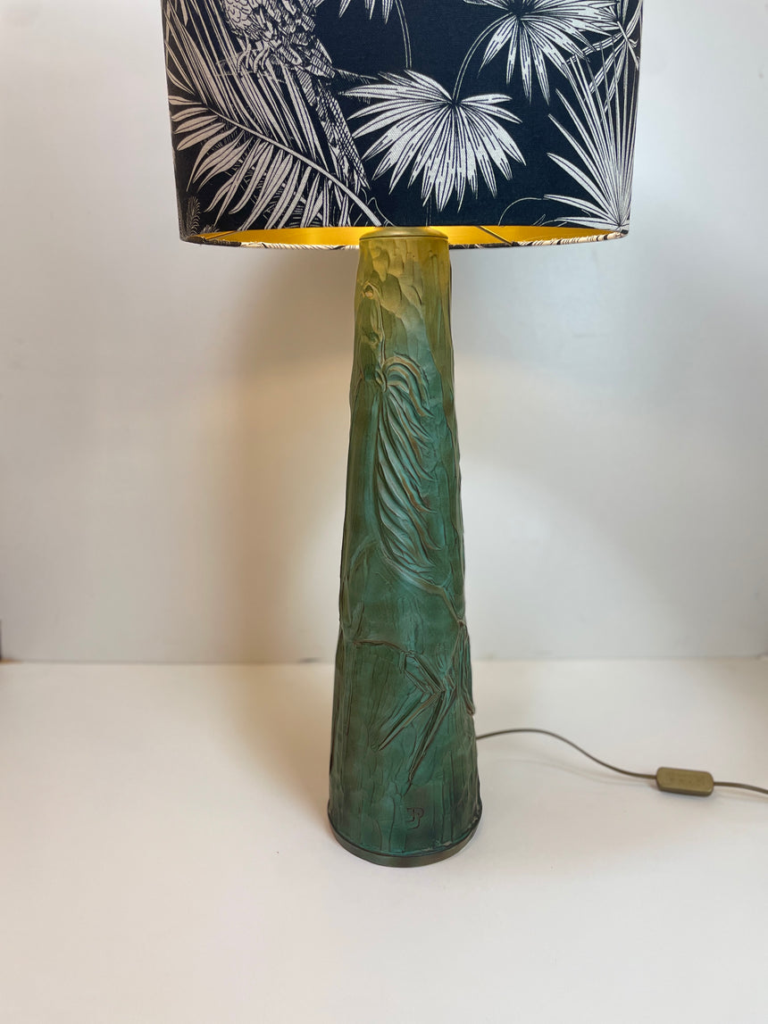 Swiss Ceramic Table Lamp from 1970'