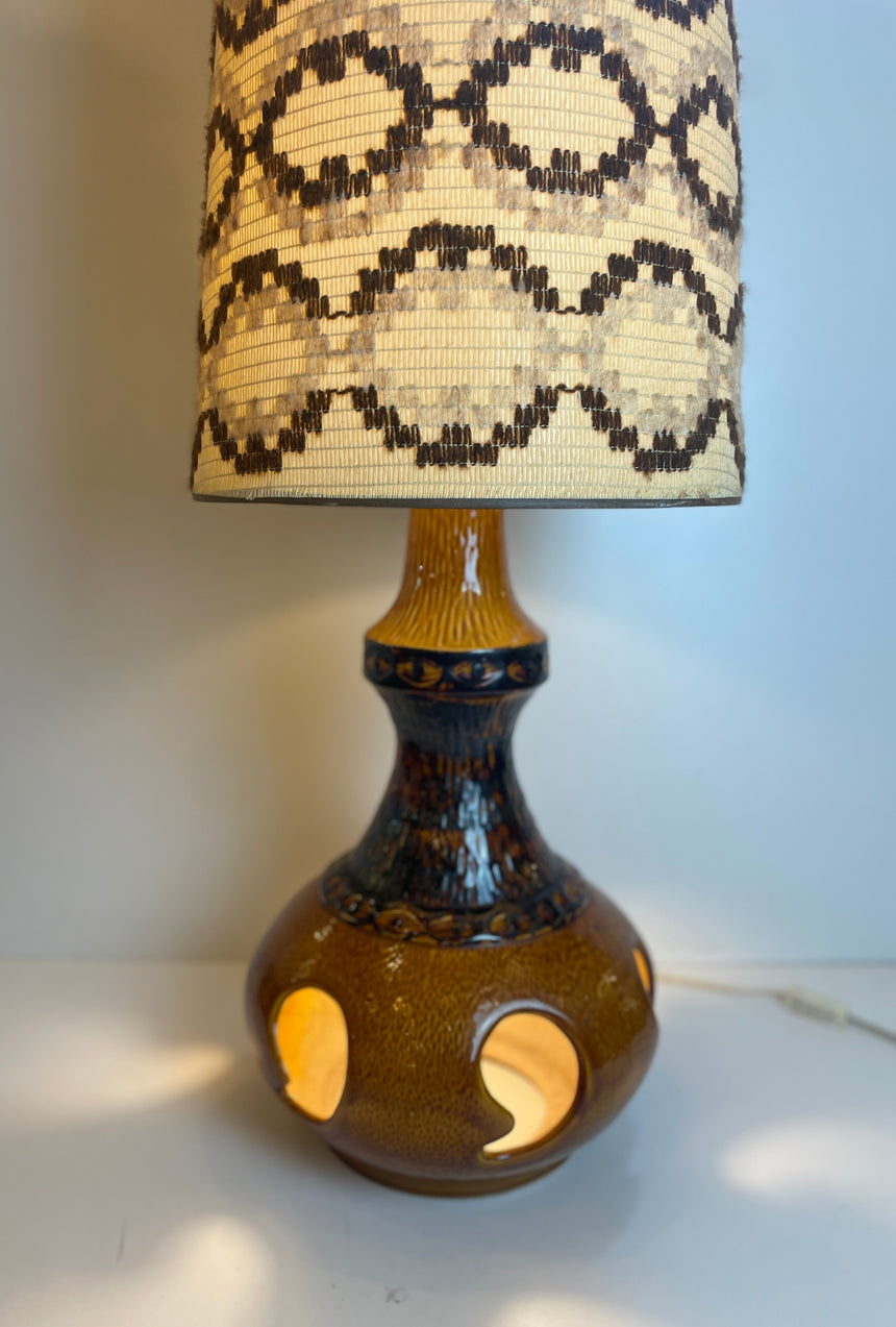 German Ceramic Floor Lamp from 1970'