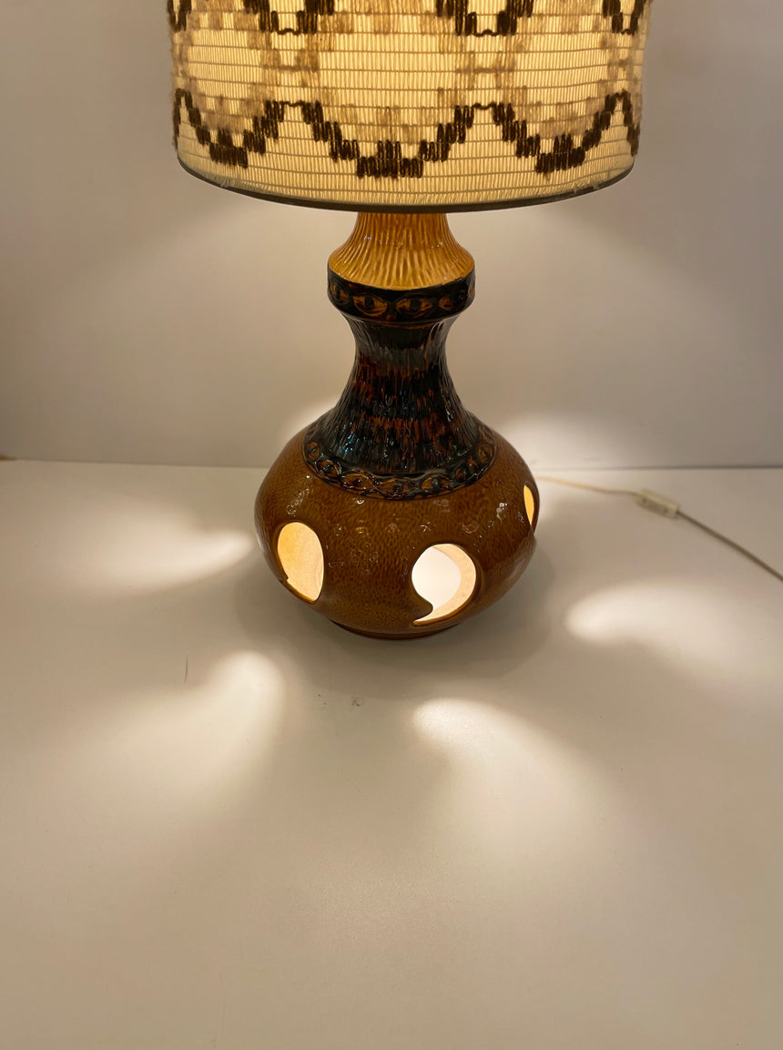 German Ceramic Floor Lamp from 1970'