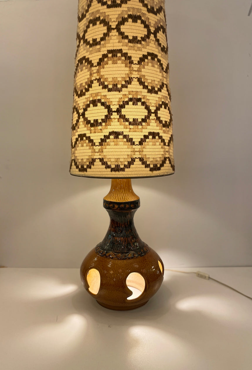 German Ceramic Floor Lamp from 1970'