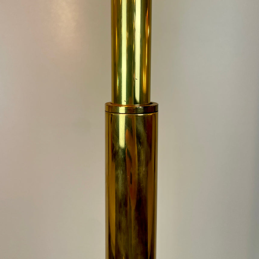 Library Brass Floor Lamp by Boulanger from 1980'