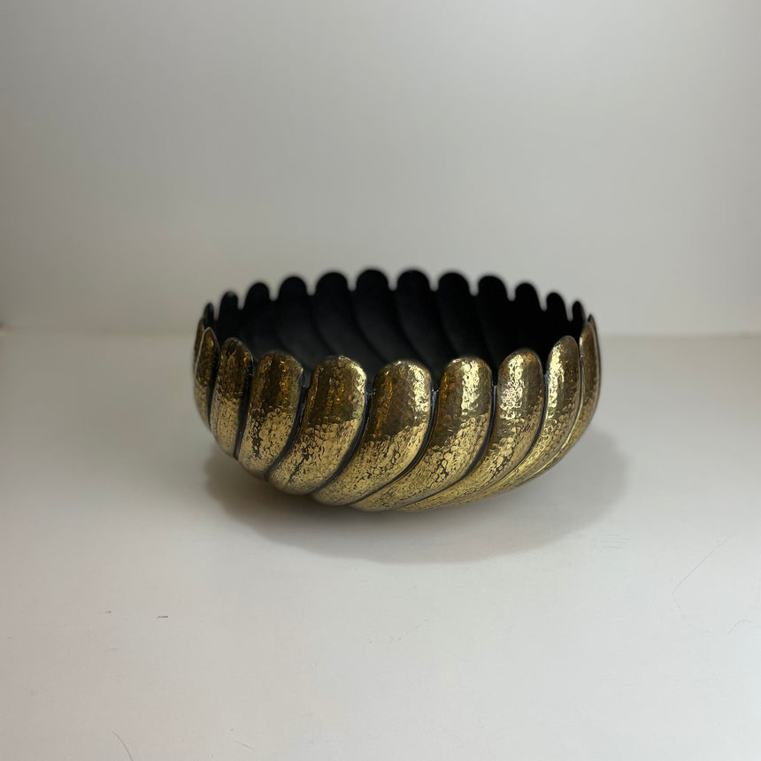 Italian Brass Bowl in the style of Egidio Casagrande from 1970'