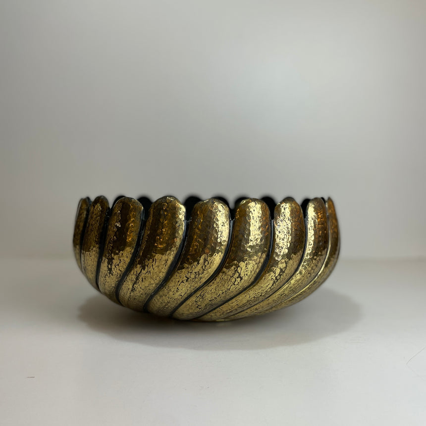 Italian Brass Bowl in the style of Egidio Casagrande from 1970'