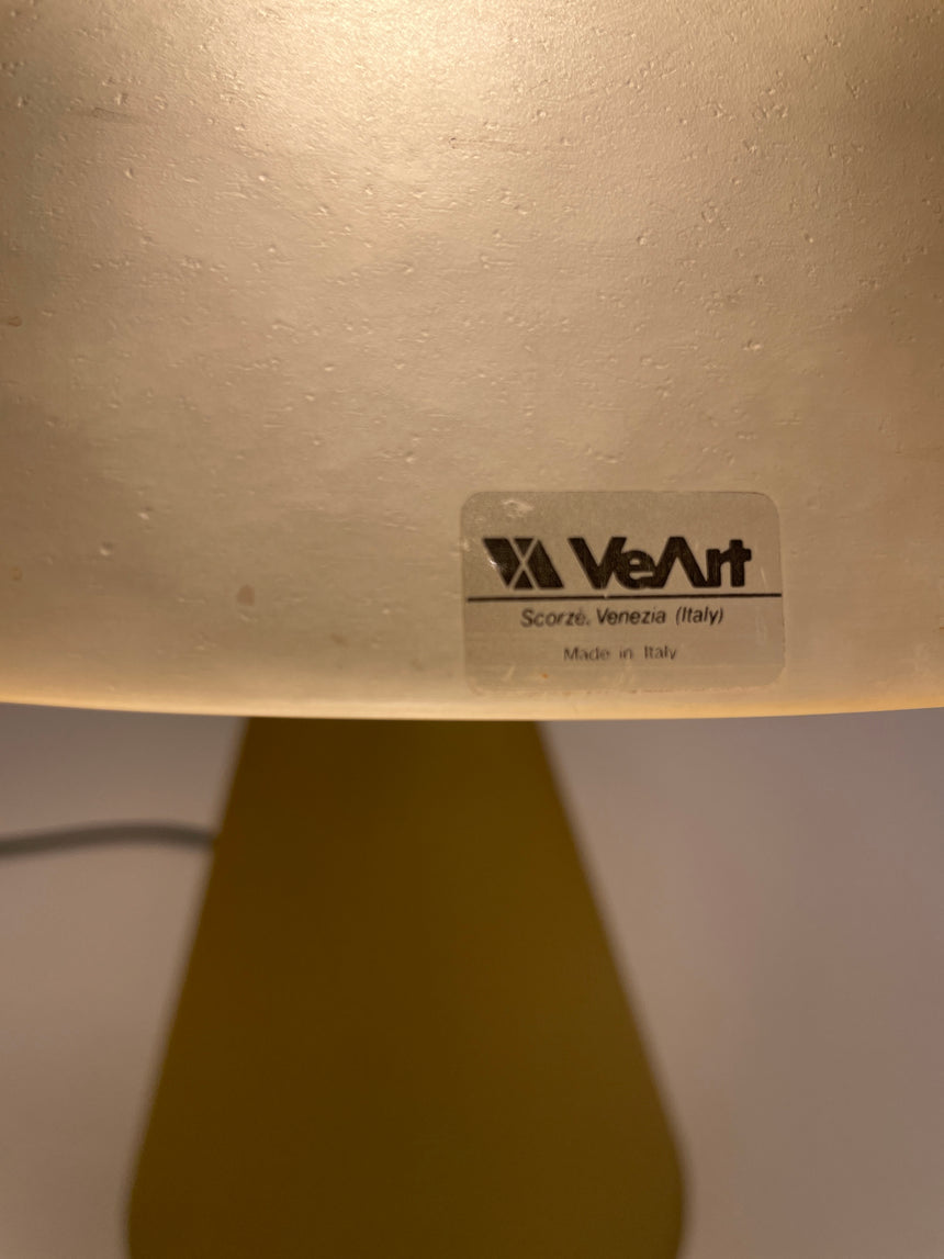 VeArt Murano Table Lamps from 1980'