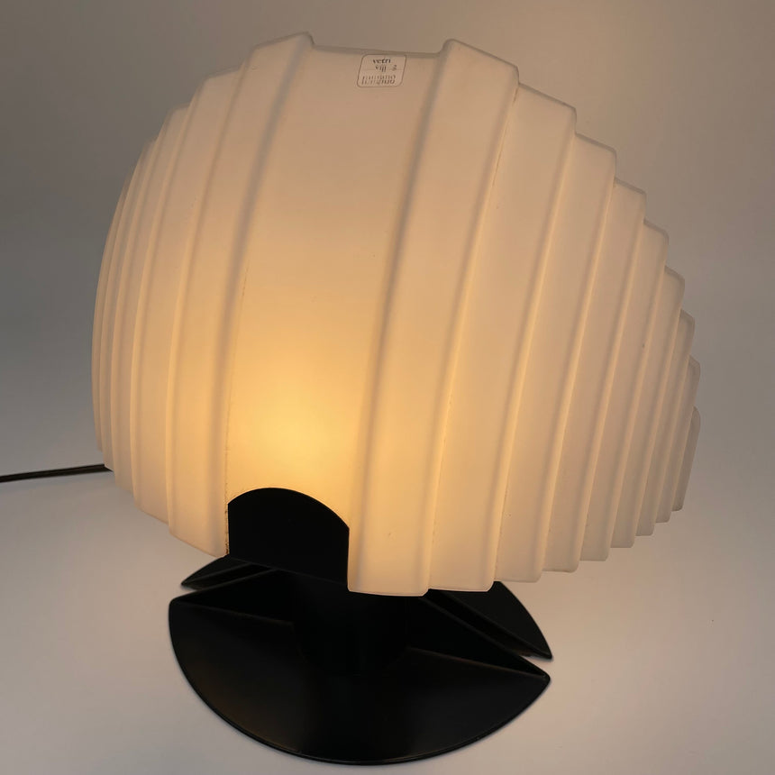 Table lamp in Murano glass attributed to  Albano Poli for Poliarte in the 1970's. / Lampe de table en verre de Murano attribuée à  Albano Poli pour Poliarte dans les années 1960.