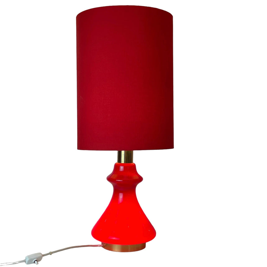 Table lamp in Murano glass attributed to  Albano Poli for Poliarte in the 1970's. / Lampe de table en verre de Murano attribuée à  Albano Poli pour Poliarte dans les années 1960.