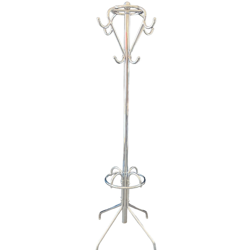 Belgian Chromed Coat Rack from 1950'