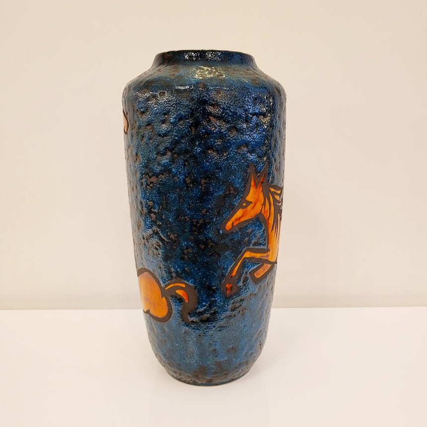 Shop online - Ceramic vase Scheurich from Germany. 1960's. second hand vase. German ceramic. / Acheter en ligne - Vase Scheurich des années 60. design allemand. céramique des années 60. céramique allemand.