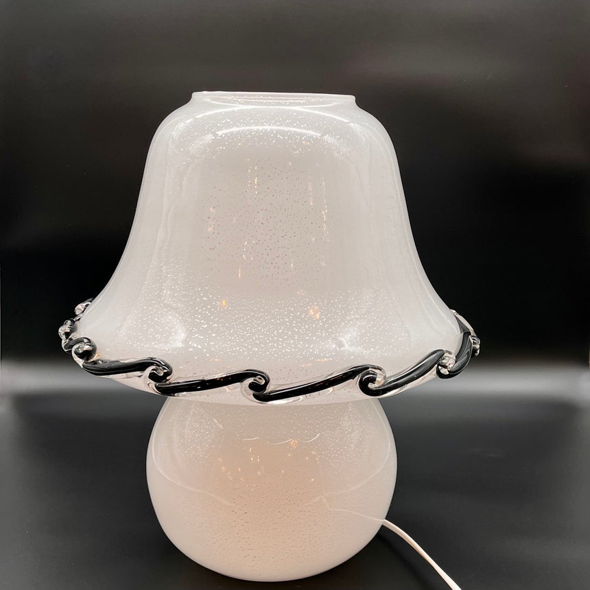 Large 1980's mushroom lamp