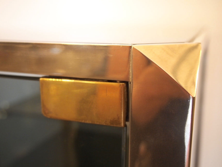 Bar cart designed by Willy Rizzo in 1970's.  /  Bar mobile créée par Willy Rizzo dans les années 70. 